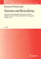 Sanctus and Benedictus SSSAAA choral sheet music cover